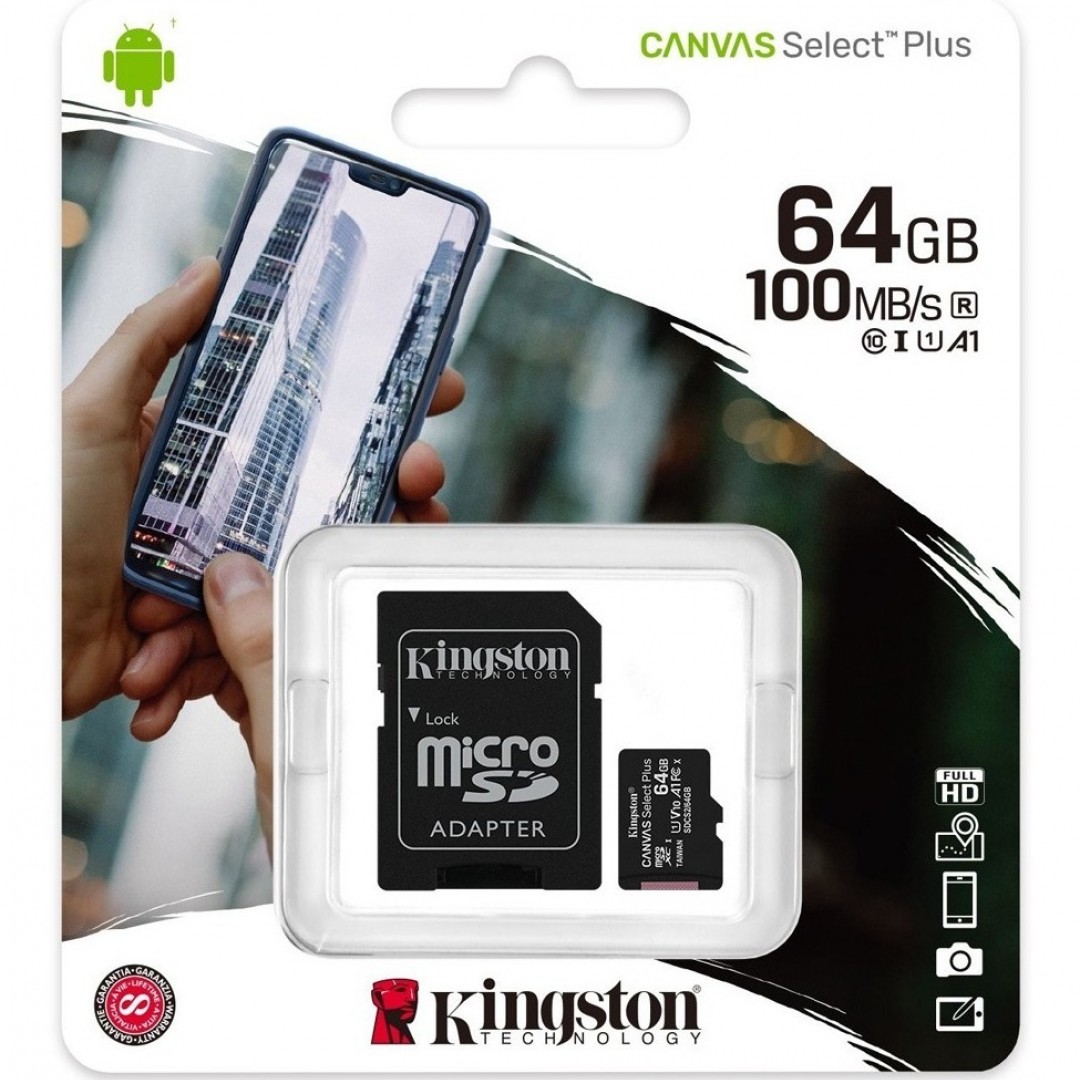 memoria-micro-sd-64gb-kingston-clase-10